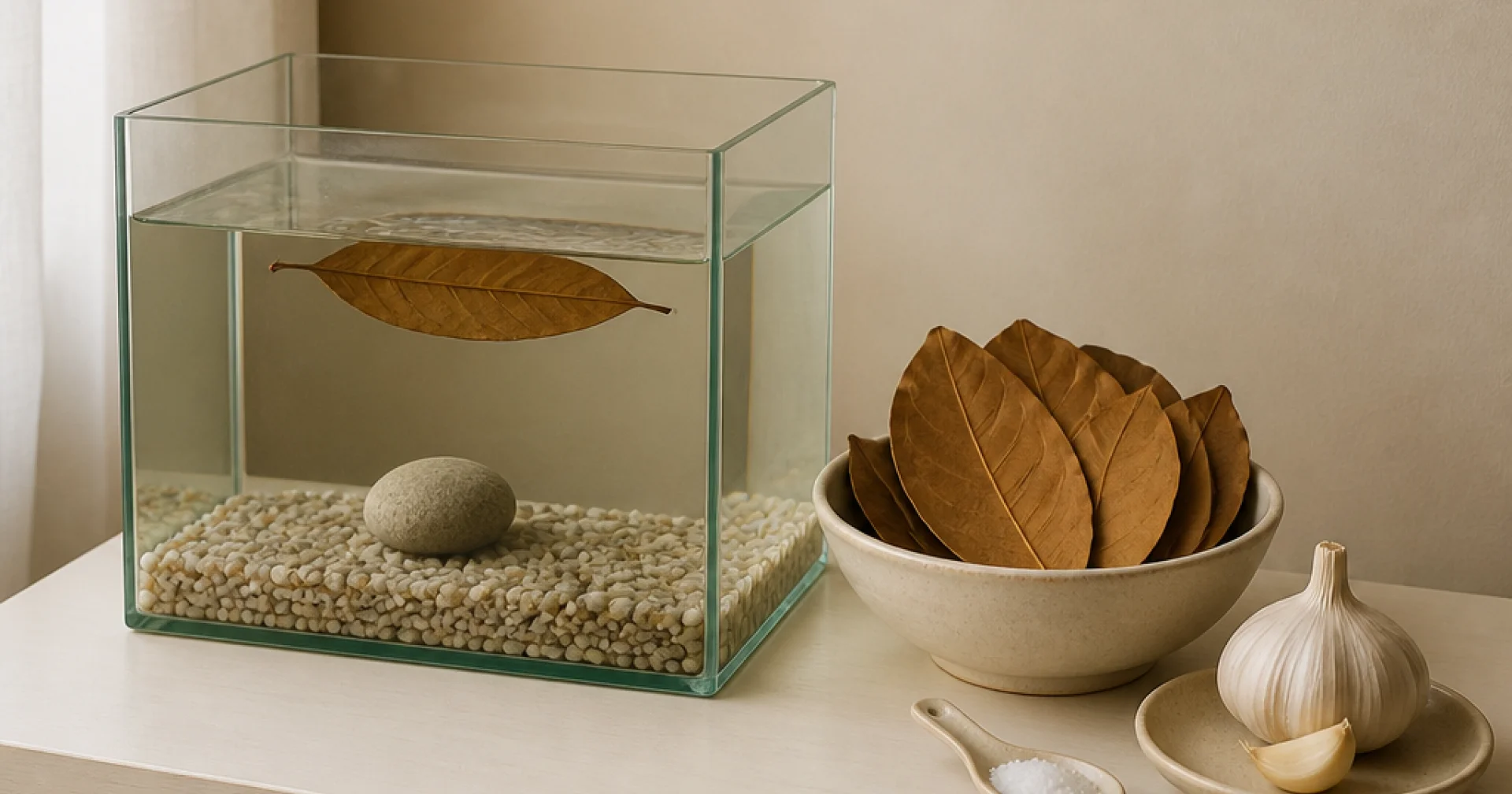 Remèdes naturels en aquarium : catappa, ail, sel, le vrai du faux