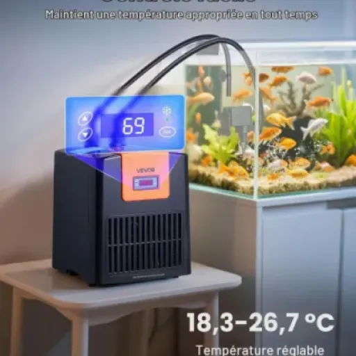 Test VEVOR Refroidisseur Aquarium 200 L : ça refroidit bien, mais faut accepter les compromis