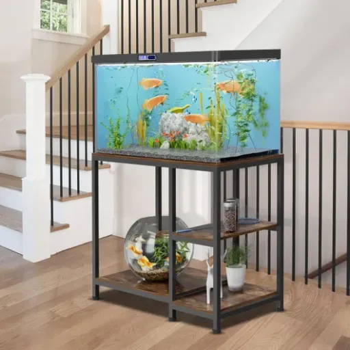 Test VyGrow Support pour Aquarium 40 Gallons : un meuble simple qui tient bien la charge