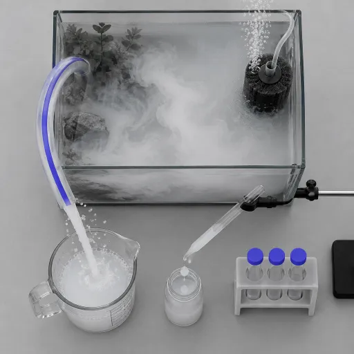 Eau blanche et laiteuse : comprendre le pic bactérien qui fait paniquer les débutants