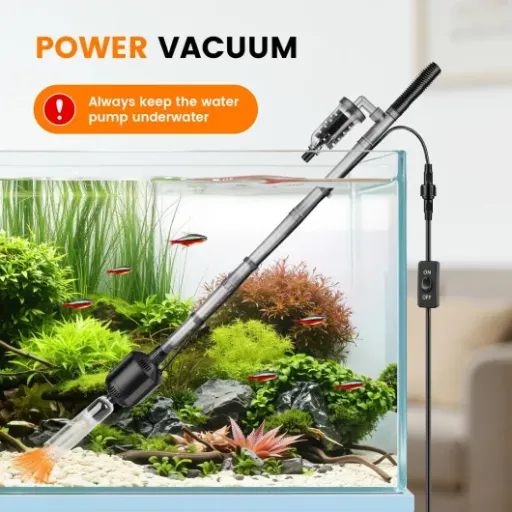 Avis Hygger 1350 LPH Nettoyeur de Gravier : un aspirateur électrique polyvalent pour aquariums petits à moyens