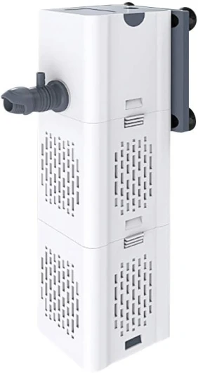 Tealight Filtre Intérieur Aquarium 80-250L,15W Débit de 1000L/H, Filtre Interne Pompe Filtre avec Éponges Filtrantes