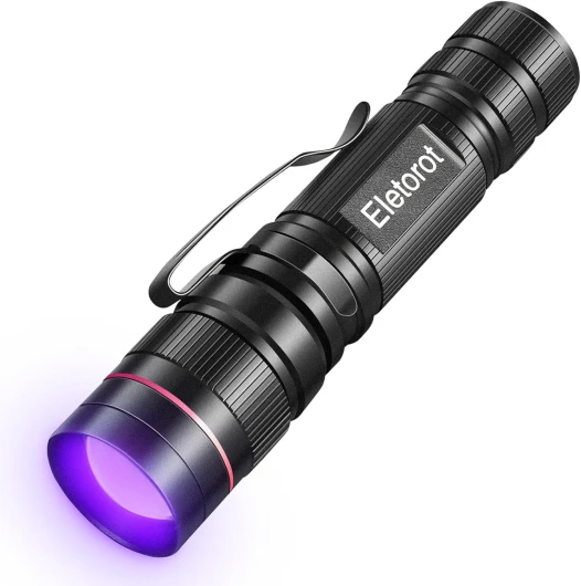 Mini Lampe UV LED,Lamp Torche UV 395nm Lumière Noire Ultraviolet pour Climatisation, Aquarium, Traceurs Fluorescents Chat Tapis Détecteur Urine Lampe de Wood