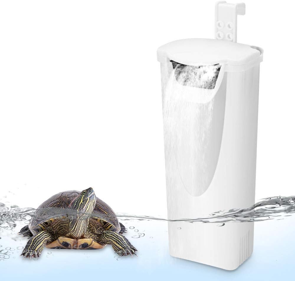 Funien Filtre interne silencieux pour aquarium, filtre interne à tortue en cascade, filtration de pompe de nettoyage d'eau de bas niveau de 3 W pour petit aquarium