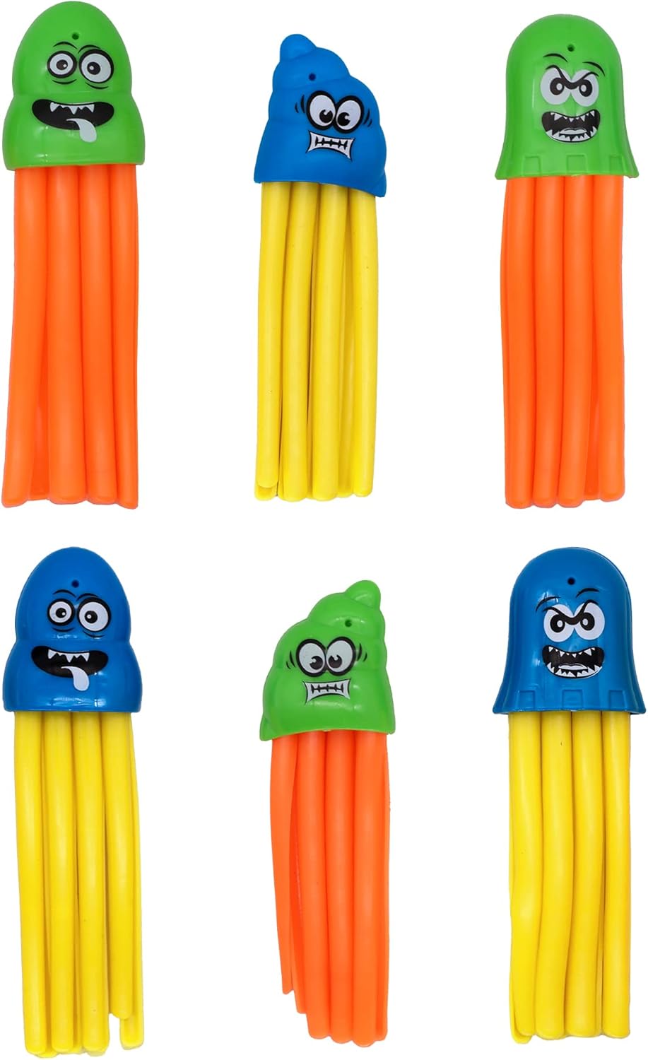 TOPWAYS Medusa - Lot de 6 jouets de plongée sous-marine - Torpilles de plongée sous-marine - Jouets d'entraînement pour enfants - Cadeaux pour enfants (Medusa)