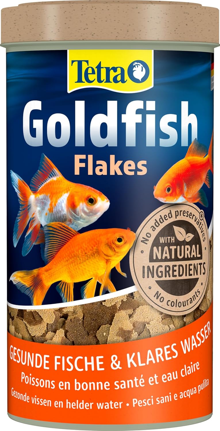 Goldfish flakes bio active - Aliment Complet en flocons pour Poisson Rouge - 500ml 100 g (Lot de 1)