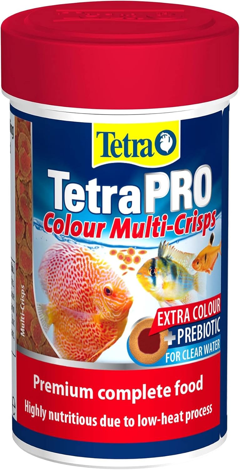 Pro Colour Multi Crisps Aliment complet premium - Nourriture de qualité supérieure pour poisson d'ornement tropical, Boîte de 100 ml Produits de la mer 100 ml (Lot de 1)