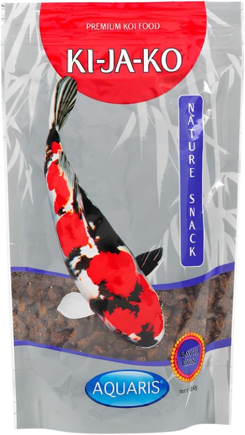 KI-JA-KO Nature Snack Nourriture pour Poissons koï 700 g, Nourriture complémentaire Naturelle pour Les Kois, à partir de 16° C de température de l'eau Adulte 700 g (Lot de 1)