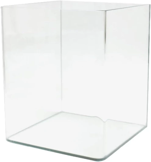 Nanotank 60 - Réservoir d'Aquarium 60 L - Boîtier en Verre Extra Clair 38 x 38 x 43 cm - Réservoir pour Poissons Rouges Ou comme Réservoir des Tortues pour Tortues d'eau avec Tapis Absorbant