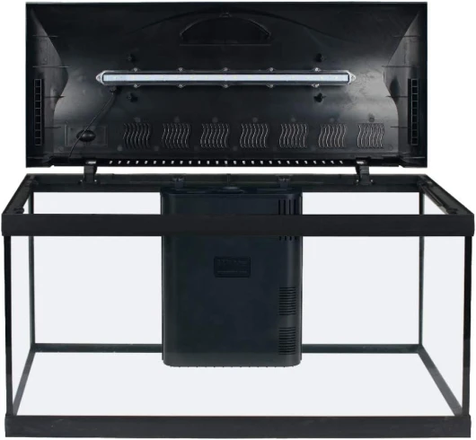 WAVE Basic 80 Aquarium avec Lampe LED pour Aquariophilie 80 L Black