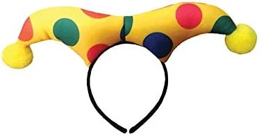 Vegaoo Serre-tête arlequin Multicolore Adulte - Coloré - Taille Unique