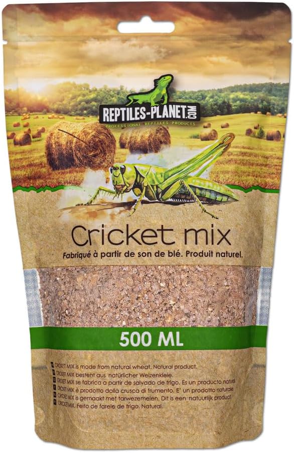 Cricket Mix - Nourriture pour Insectes - 500 ml 500 ml (Lot de 1)