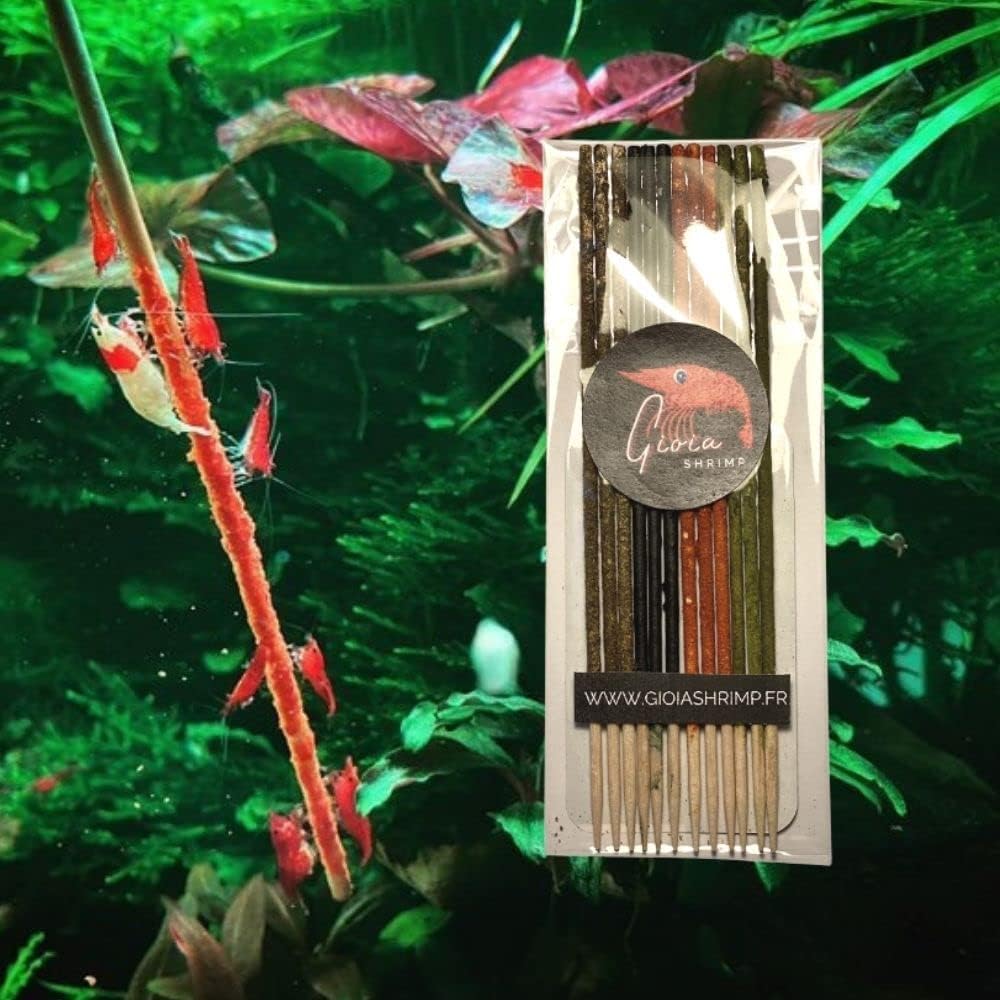 Lot de 12 Lollies Mixtes Original pour crevettes d'aquarium/Alimentation pour crevette d'aquarium