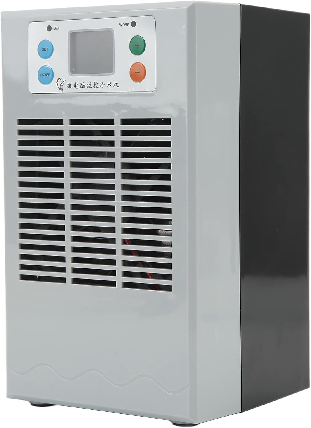 Chauffage d'aquarium, refroidisseur de chauffe-eau électrique Boîtier ABS Affichage numérique Contrôle intelligent de la température avec pompe d'aquaculture(Prise UE) Prise Européenne.