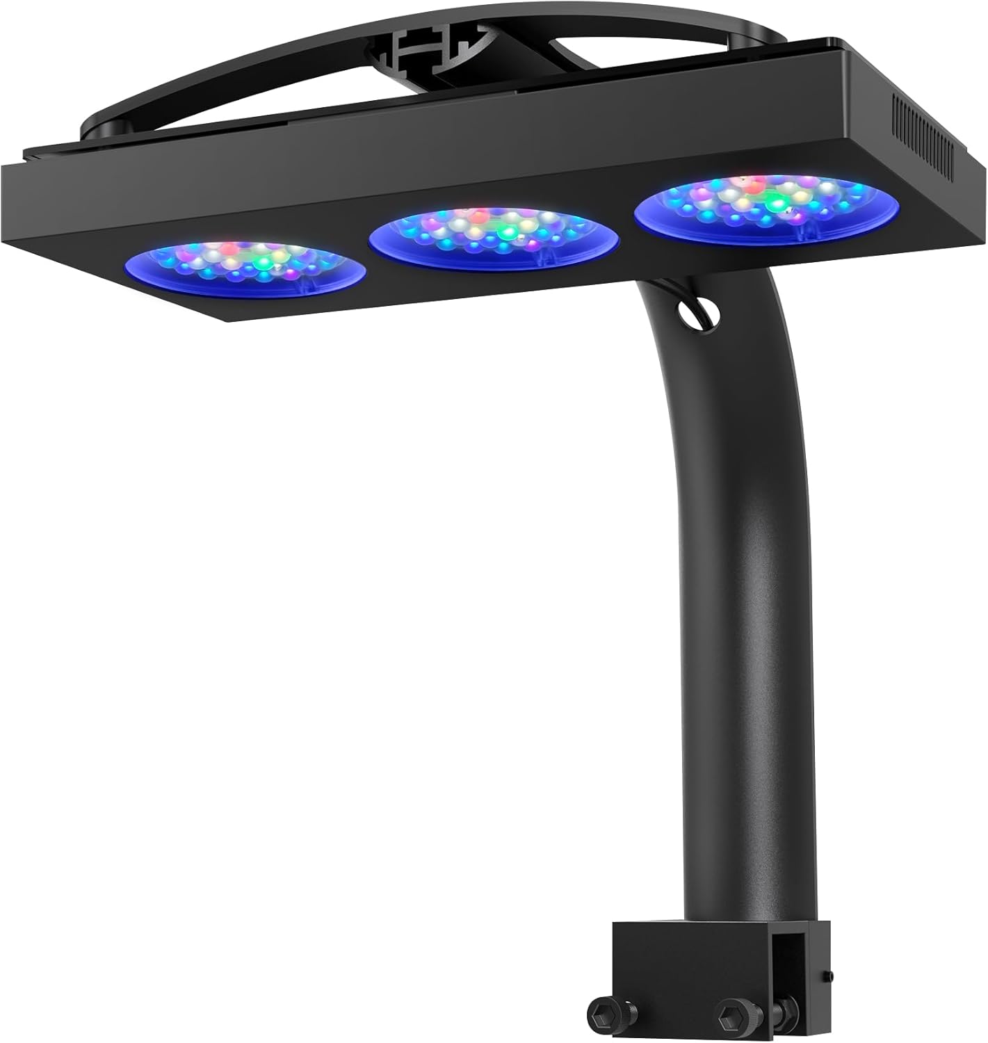 HyperReef 200 Gen 2, Éclairage LED Pour Aquarium Récifal 200W Pour Coraux SPS/LPS Poissons Marins, Spectre Amélioré En Violet Et Bleu, 5 Canaux Entièrement Programmables
