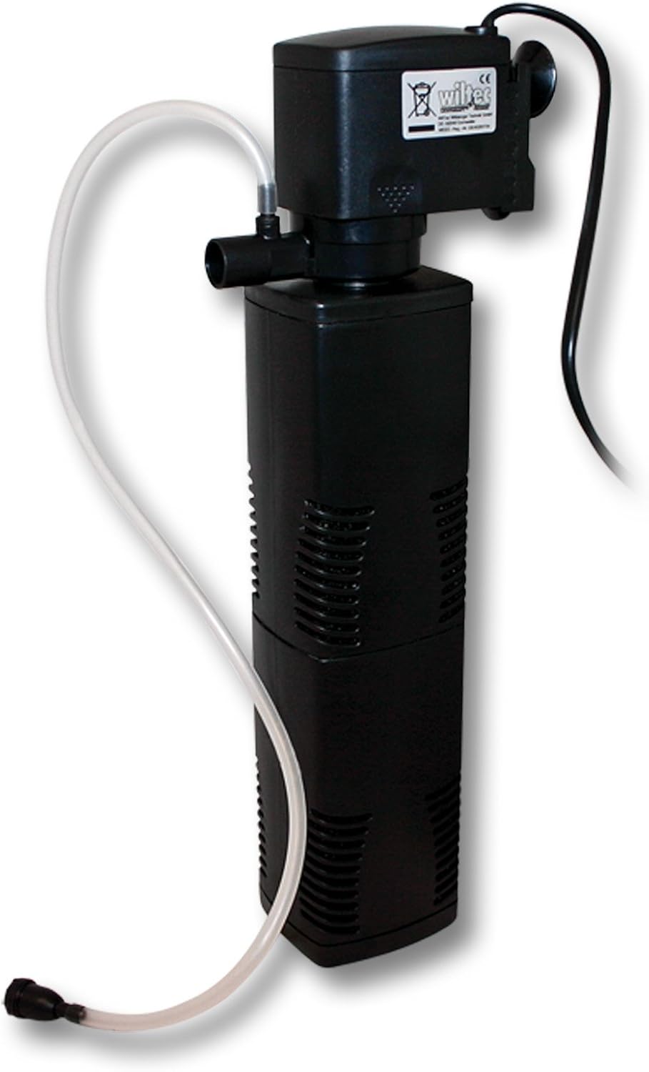 JP-025F Pompe à flux 1600 l/h 35 W, Pompe interne de filtration pour aquariums de 180 l max., Hauteur de refoulement 2,5 m, Pompe de brassage Aquariophilie 1600l/h 35W