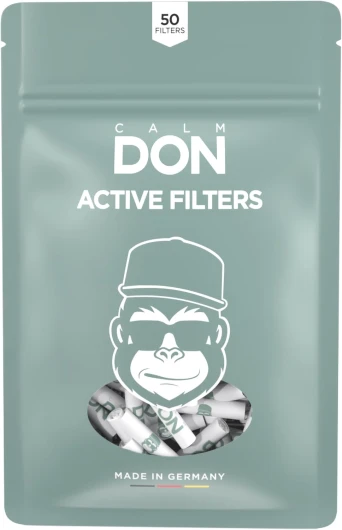 CALM DON® Active Filter - Premium filtres à charbon actif ø5.9mm [50 filtres] Recharge