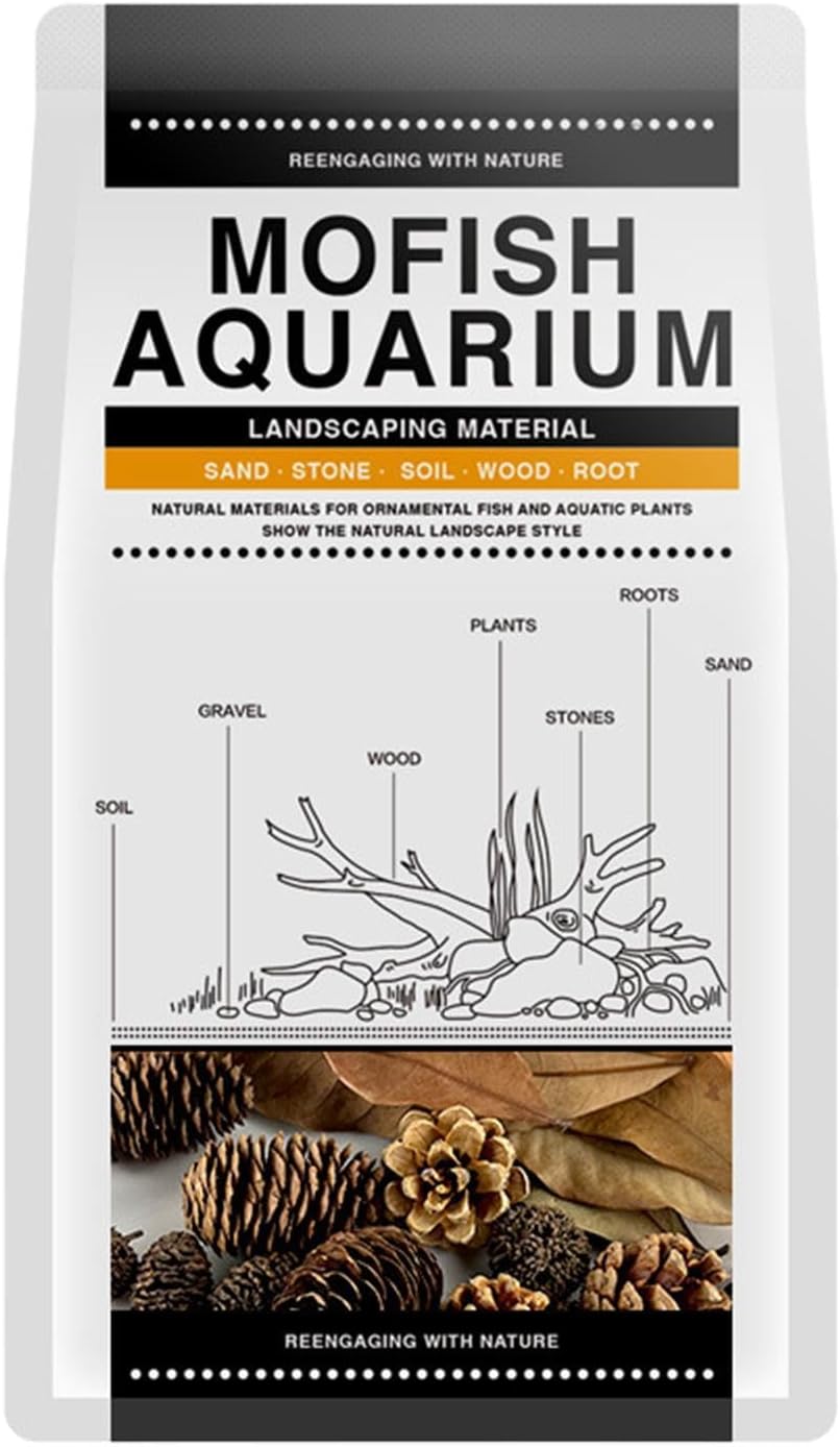 Cônes d'aulne pour aquarium – Décoration de feuilles de longane, fruits secs - Botaniques naturels pour aquarium – Habitat de crevettes aquatiques multifonctionnelles – Aliments sains pour aquarium