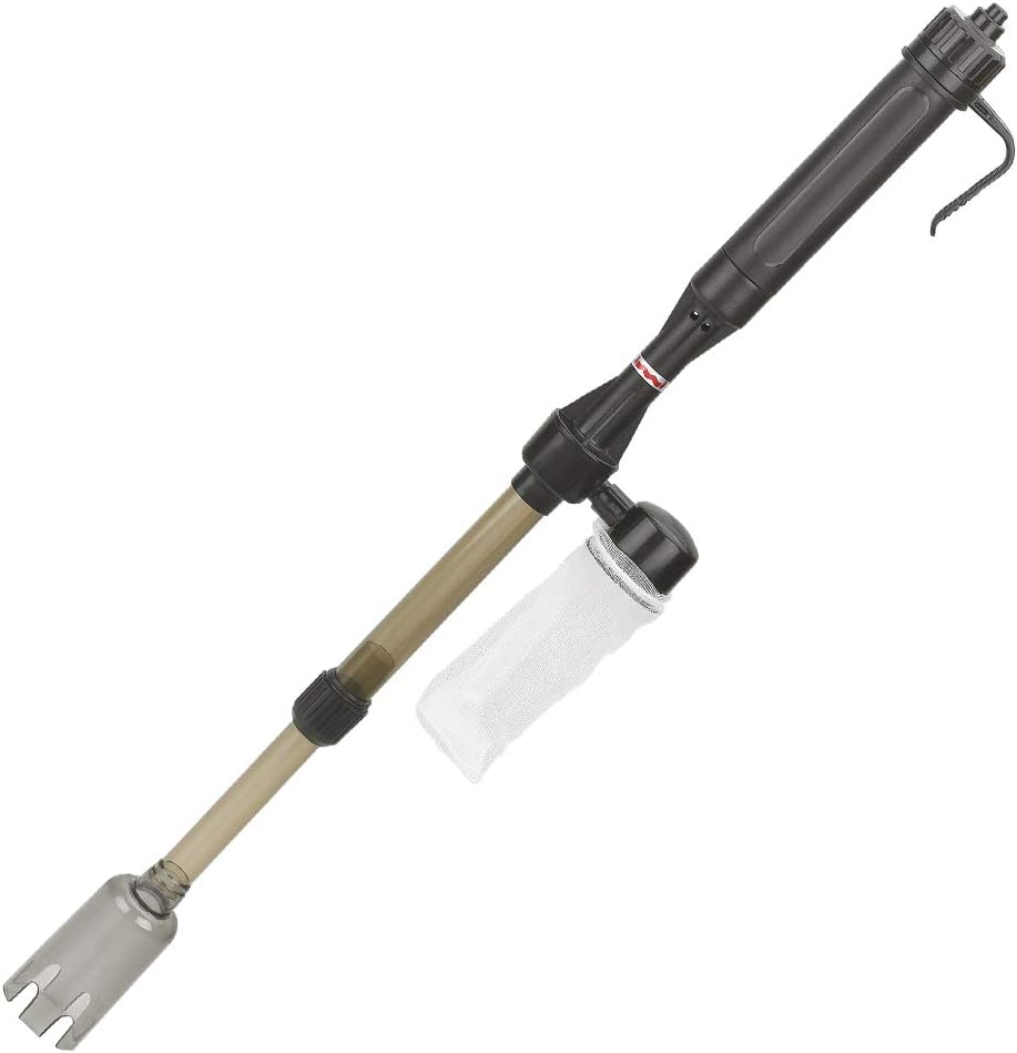 Handy - Aspirateur Aquarium Electrique - Accessoire de Nettoyage et Entretien, Idéal pour Le Sable et Gravier, Indispensable dans Un Kit de Nettoyage, Peut Egalement être Utilisé comme Siphon
