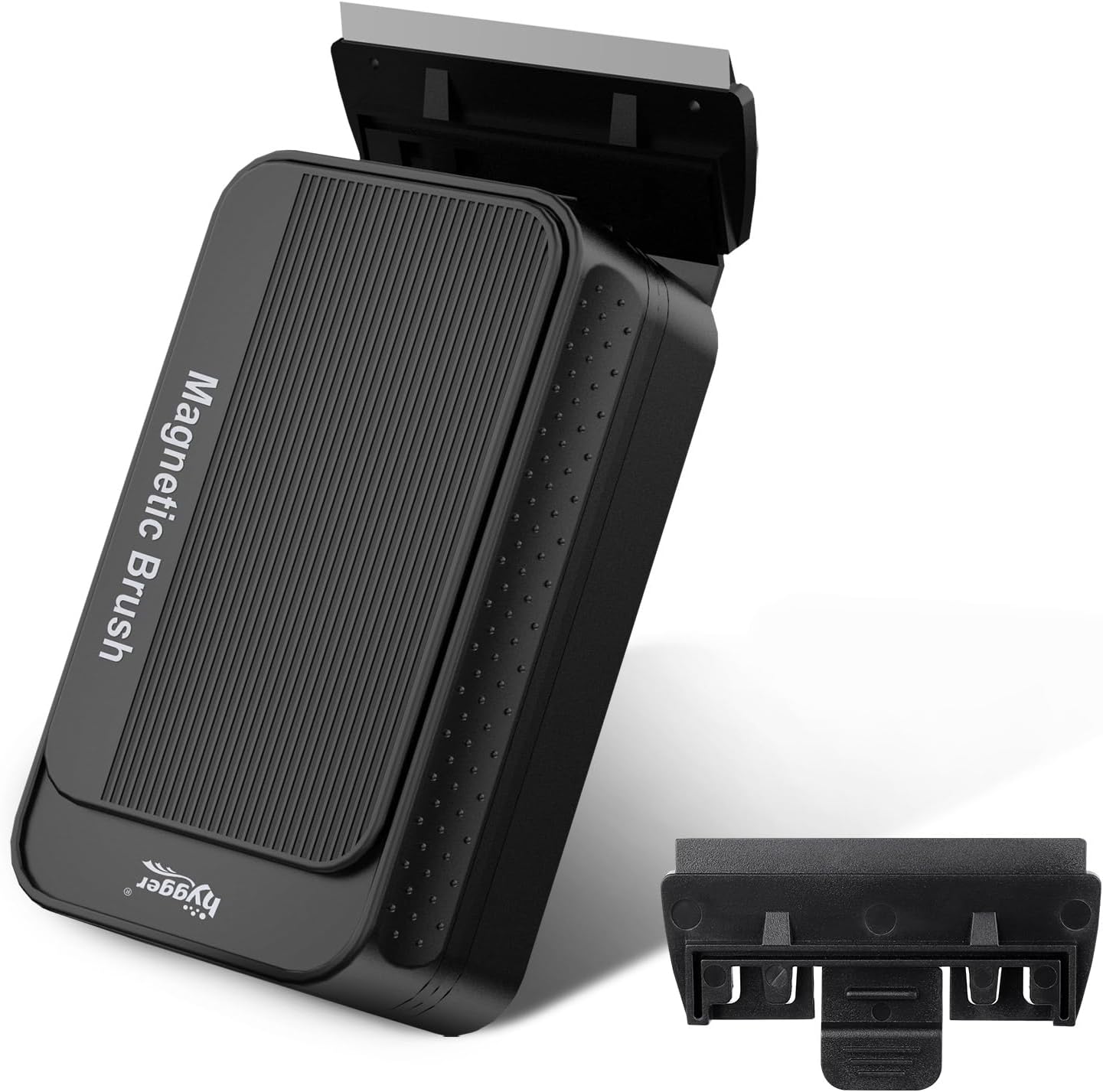 Hygger Aimant À Algues Aimant Brosse Aquarium Nettoyage Vitre,Nettoyeurs d'algues pour Aquarium Magnétique Outil de Nettoyage Avec Grattoir(M)