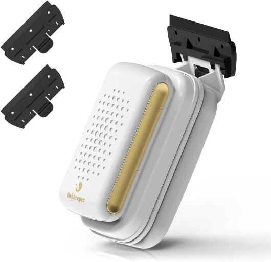 Fishkeeper Aimant Aquarium Nettoyage, Mise à niveau du puissant lave vitre magnétique aquarium, raclette aquariums pour anti algue aquariums avec 2 scrapers amovibles S pour une épaisseur de 3 à 6,5 mm