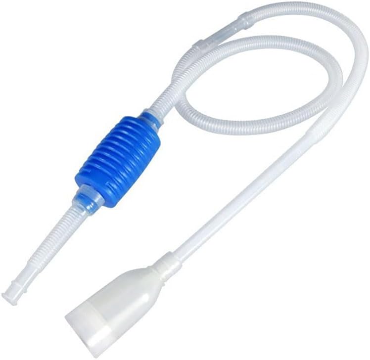 BinPhorm Aspirateur Aquarium,1,7M Nettoyeur Aquarium Gravier et Eau Kit Pompe Aspirateur à Siphon Manuel de Nettoyage pour Changer l'eau et Nettoyer Le Sable