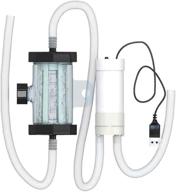 Pompe électrique pour aquarium - Siphon électrique alimenté par USB - Tube en silicone - Nettoyage pour aquarium (5 mètres) 5 Meter