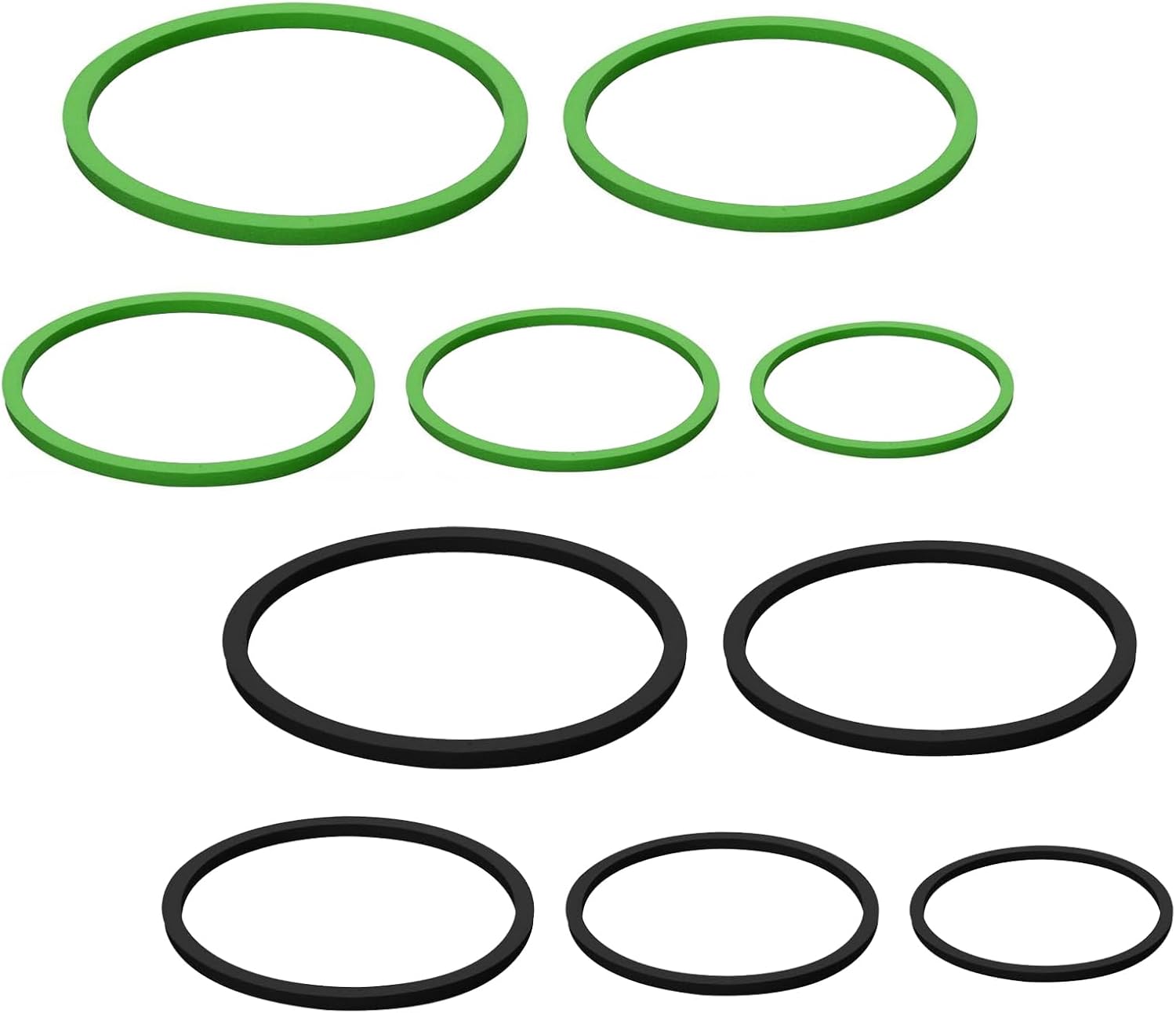 VPB 10 Pièces Anneau d'alimentation pour Poissons,L'alimentation des Poissons d'Aquarium Anneau,pour Plantes flottantes,coraux et Poissons,Anneau Flottant Rond pour Poissons Rouges,Tortues(5 Tailles)