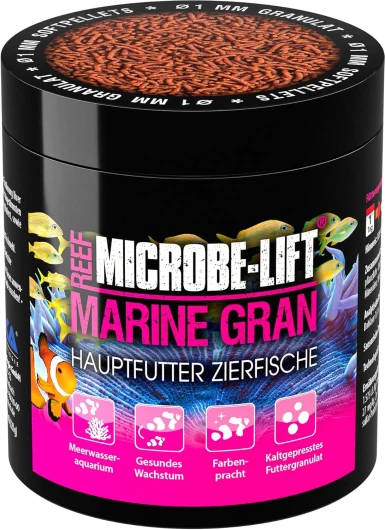 Nourriture granulaire Poisson Marin – ARKA Marine Gran 250 ML – granulés tendres pressés à Froid pour vitalité, Croissance & Couleurs Vives – sans spiruline ni Farine Bas de Gamme Poisson 120 g (Lot de 1)
