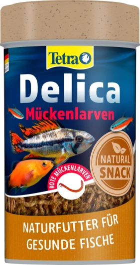 Delica - Larves de moustiques rouges lyophilisées - 100 ml 100 ml (Lot de 1)