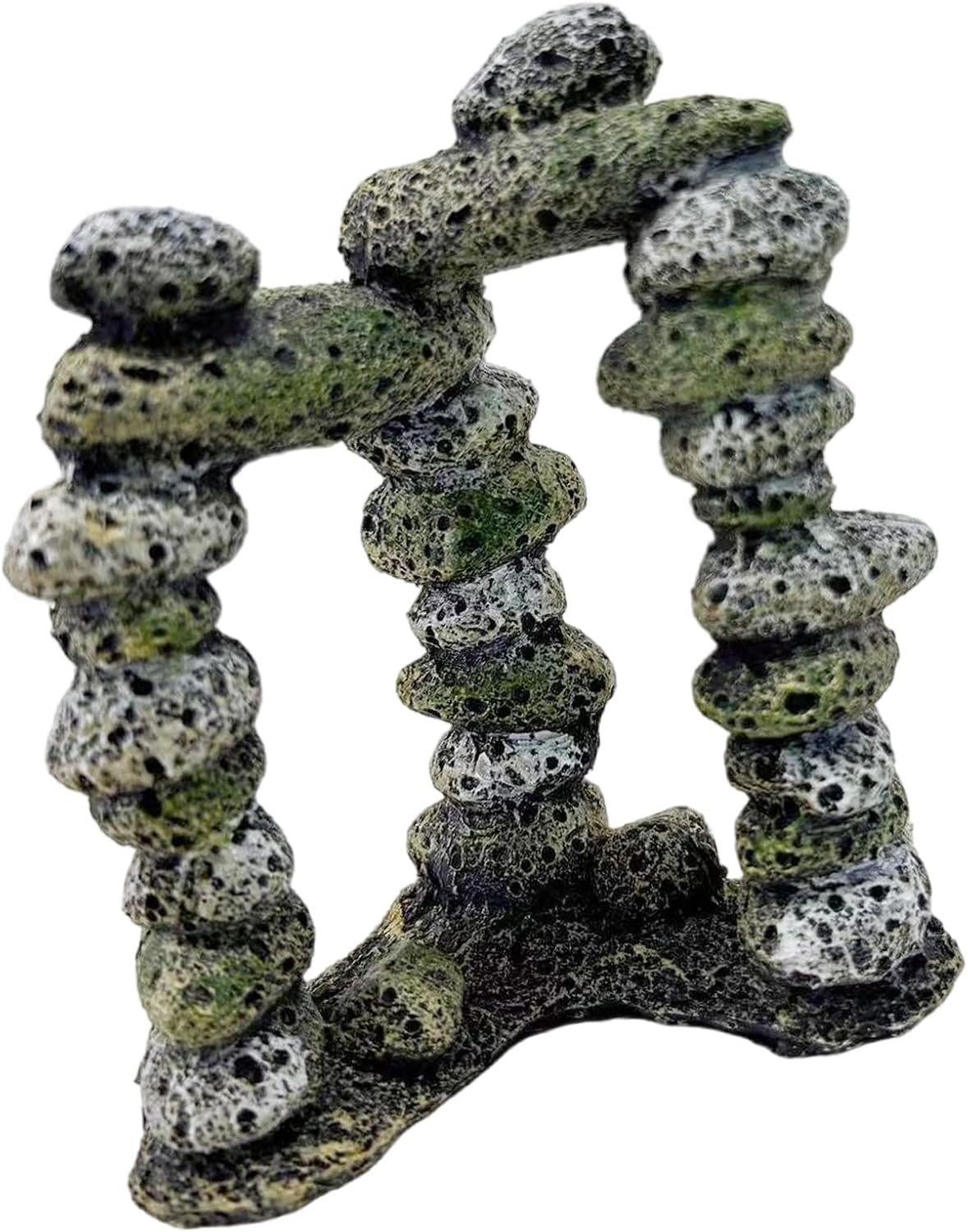 VOCUE Pierre empilée pour aquarium, aménagement paysager, plantes grasses, décoration d'abri, figurine d'aquarium 10.5*8*12.5CM Numéro 2 Pierres Empilées