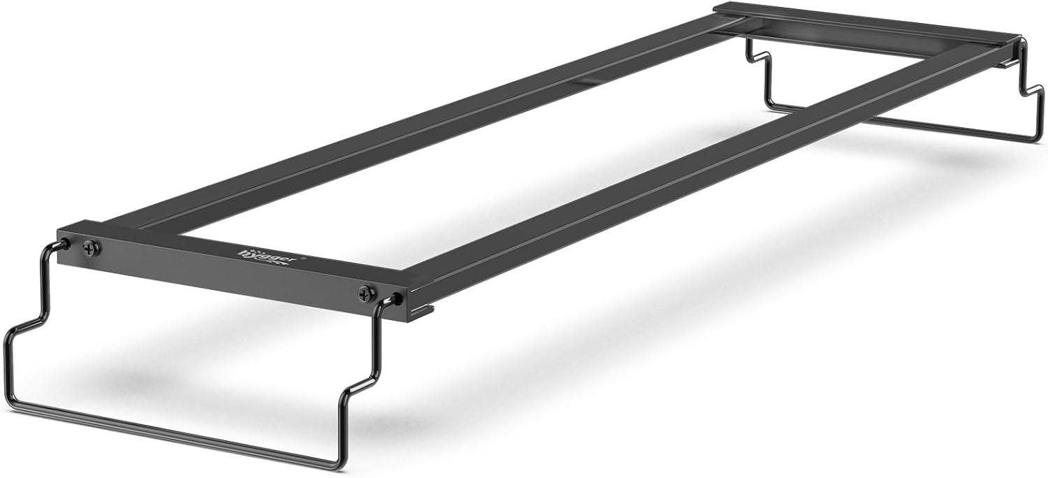 Hygger Ventilateur pour Aquarium Bracket, Fish Tank Adjustable Chillers Fan Holder, Aquarium Ventilateur de Refroidissement Bracket Suitable for Different Glass Thicknesses Aquariums