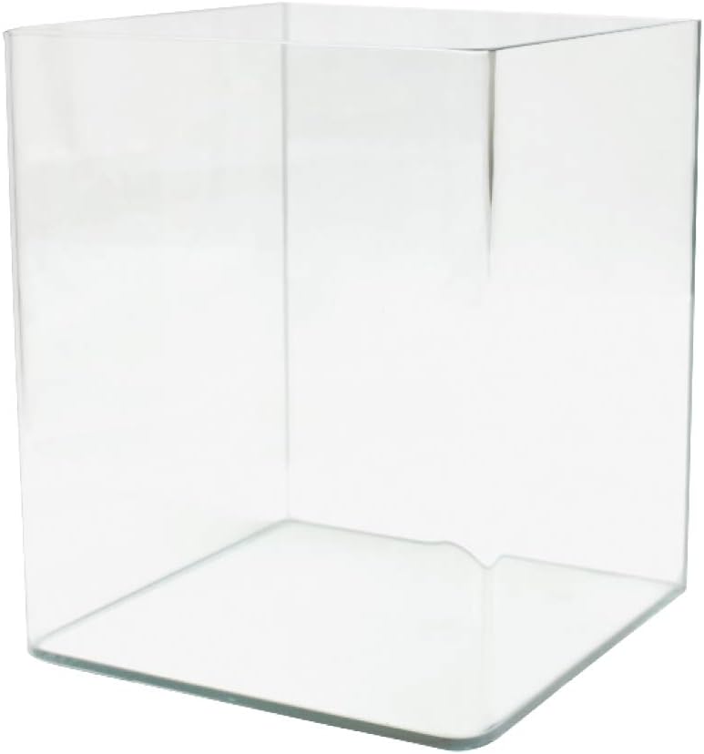 Nanotank 60 - Réservoir d'Aquarium 60 L - Boîtier en Verre Extra Clair 38 x 38 x 43 cm - Réservoir pour Poissons Rouges Ou comme Réservoir des Tortues pour Tortues d'eau avec Tapis Absorbant
