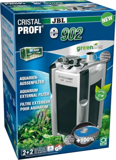 CristalProfi E902 greenline - filtre extérieur pour aquarium 90 - 300 l