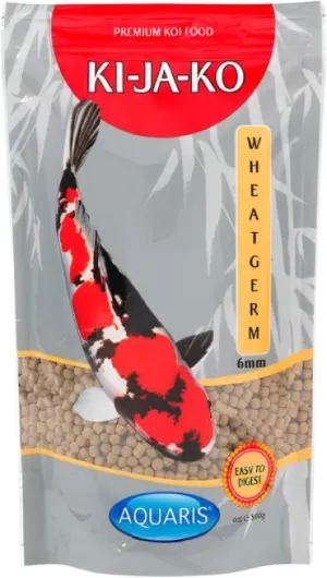 KI-JA-KO Wheatgerm - Nourriture pour carpes koï 3 kg / 6 mm - Nourriture pour koï avec Une teneur élevée en germes de blé, idéale pour l'alimentation au Printemps et en Automne - 3 kg (Lot de 1) 6 mm