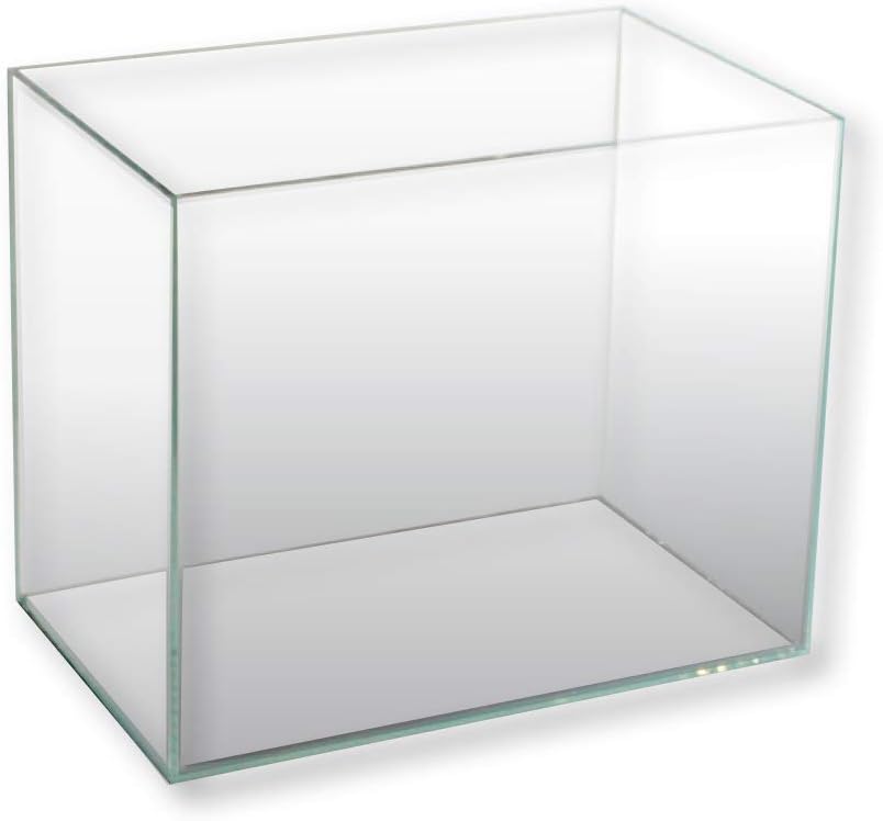 Nanoscaping - Tank Aquarium de 21L - Bac à Poisson en Verre Extra Clair 36 x 23 x 26 cm - Nano Aquarium pour Poissons Rouges ou pour Tortues d'Eau avec Tapis Amortisseur Inclus 21 L