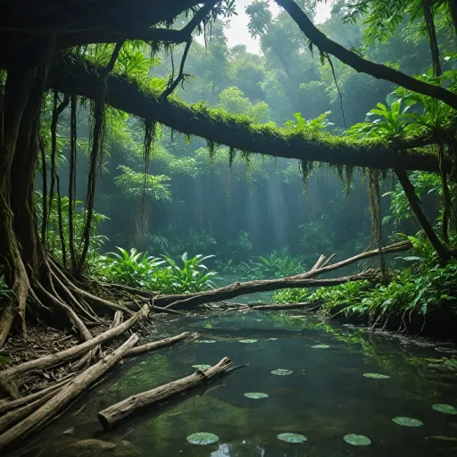 Créer un écosystème d'aquarium inspiré de l'Amazonie