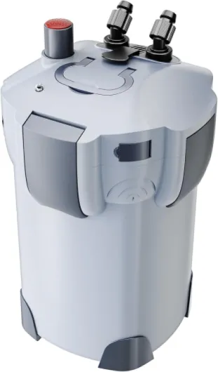 HW-404B Filtre extérieur pour Aquarium, débit 2000 l/h, 9 W UVC et 4 Étapes de Filtration, Matériaux et Pompe, Filtre Externe Avec lampe UV - 2000 L/h