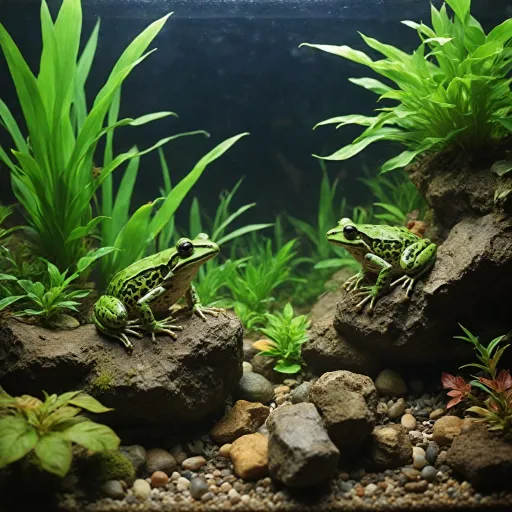 Les secrets pour un aquarium avec des grenouilles