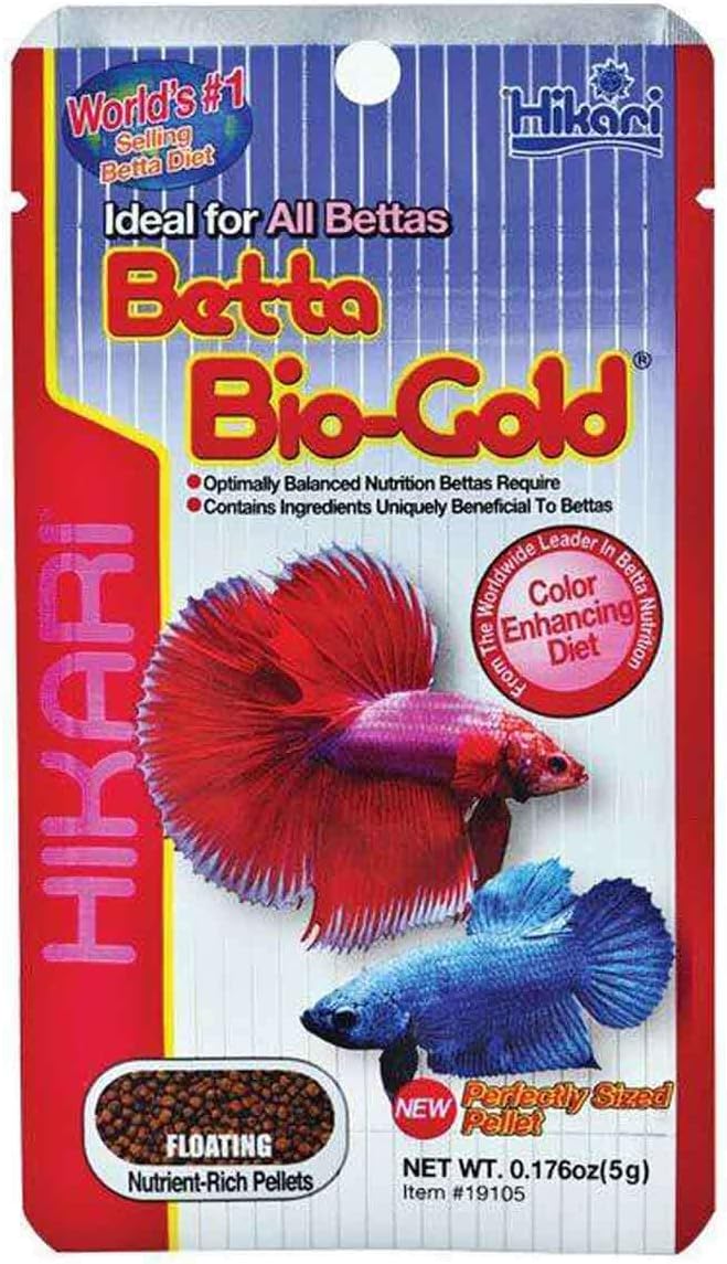 Hikari Tropical Betta Bio-Gold Aliment pour poissons tropicaux Granulés flottants 5 g