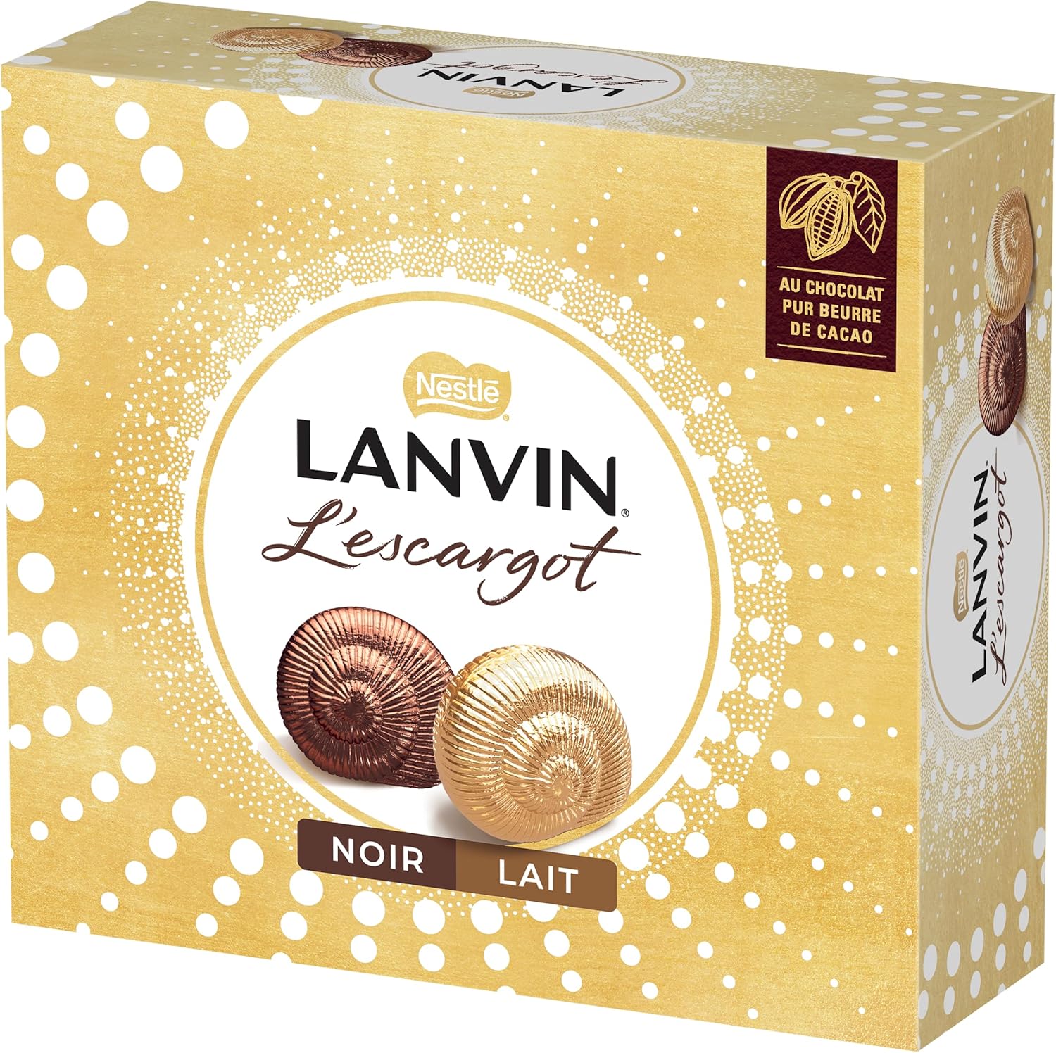 Lanvin - L'Escargot Duo Lait Noir Chocolat De Noël - 362g