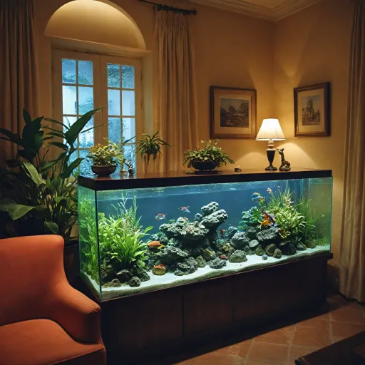 Trouver un aquarium avec meuble à petit prix