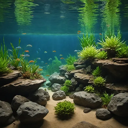 Créer un environnement naturel pour votre aquarium