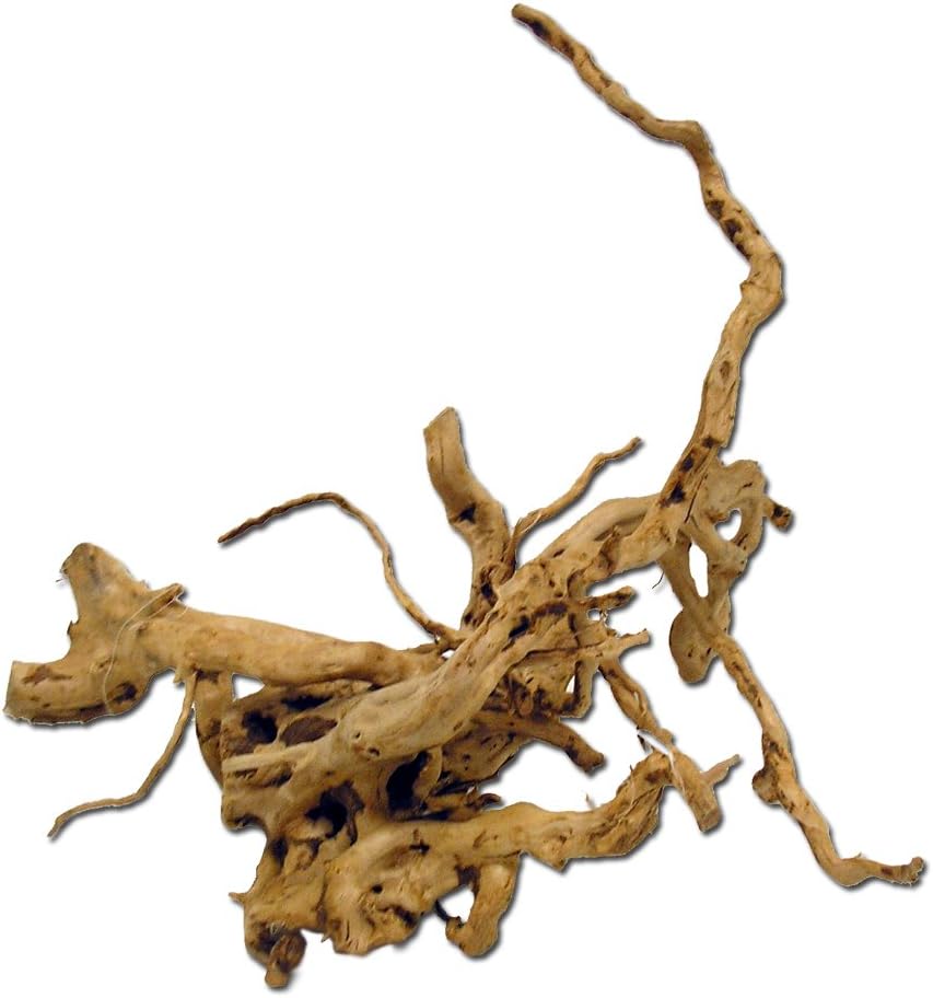 Bois Red Wood Taille L - 30/50 cm - Décoration en Bois pour Aquarium Fait à la Main, Tronc Naturel ornemental, Accessoire décoration d'aquarium