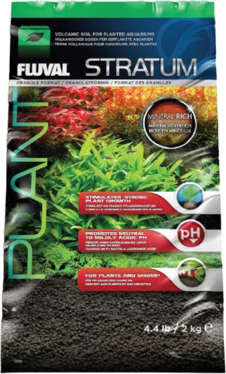 Substrat Stratum pour Plantes/Crevettes pour Aquariophilie brun 2 kg (Lot de 1)