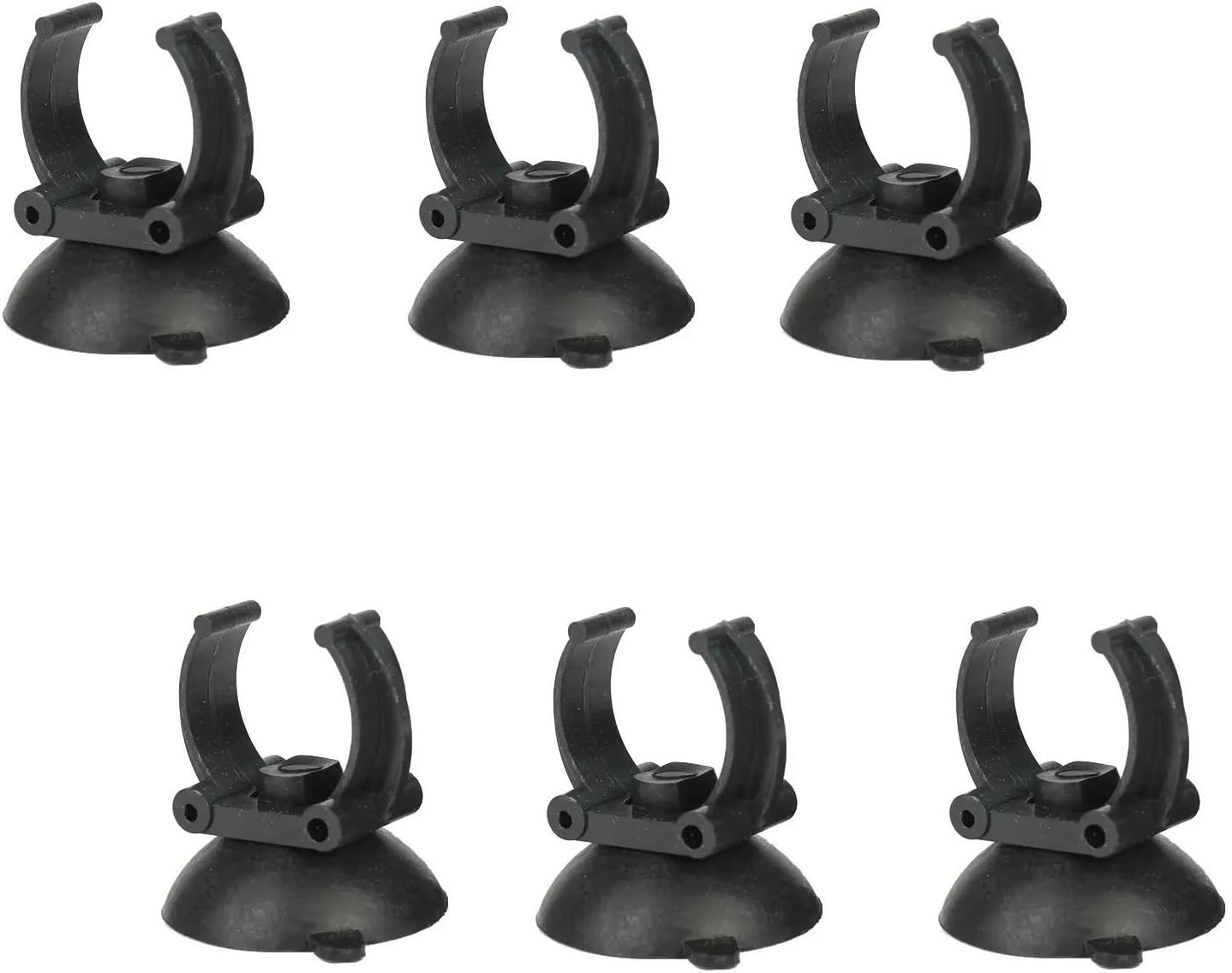 GEANTPIXEL Ventouse Universelle pour Aquarium - Lot de 6 - Adaptée Chauffage/Éclairage/Tuyaux​