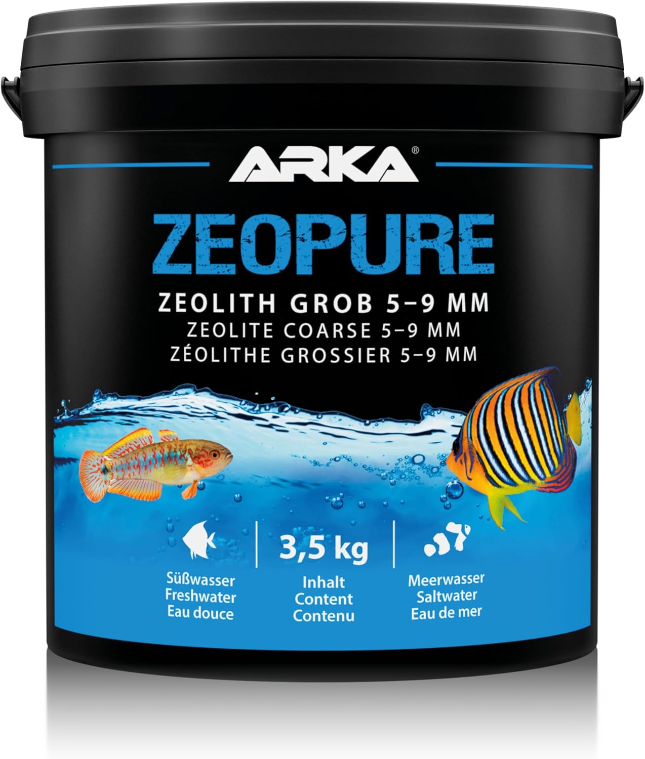 ARKA Zeopure - Média filtrant de qualité supérieure pour zéolite, Aide à Lutter Contre Les algues, Les toxines et Les métaux Lourds dans l'aquarium 3,5 kg