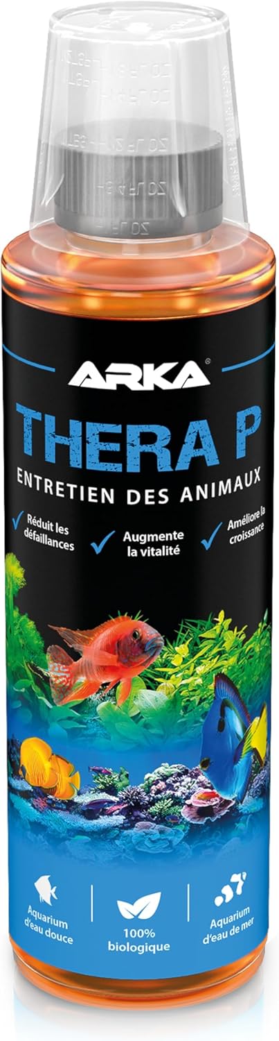 MICROBE-LIFT 9002-M TheraP – Soin des poissons pour aquarium, empêche les maladies, aide à la croissance - 251 ml