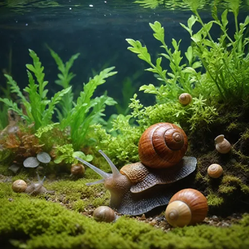 Comment bien nourrir vos escargots d'aquarium