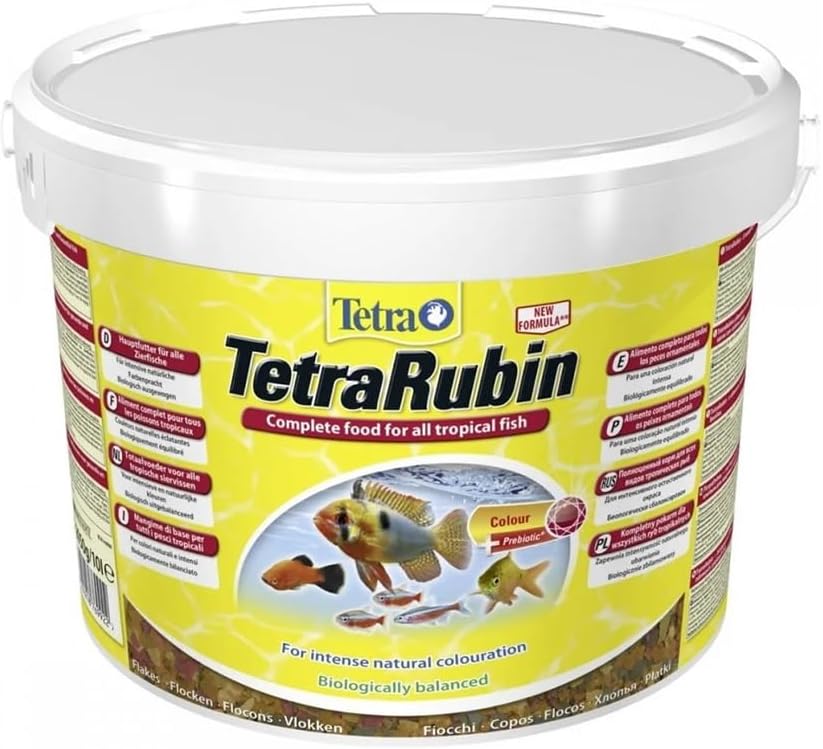 Nourriture Rubin pour Aquariophilie 10 L Poisson 205 g (Lot de 10)